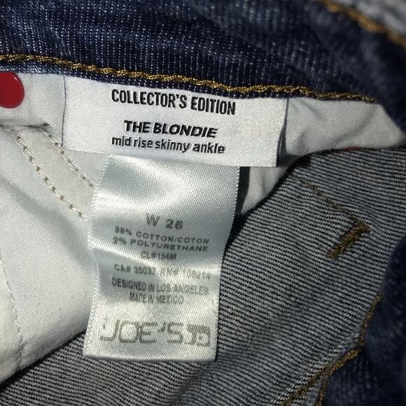 Joe's Jeans The Blondie Mid rise Skinny Ankle 25 - Picture 8 of 8